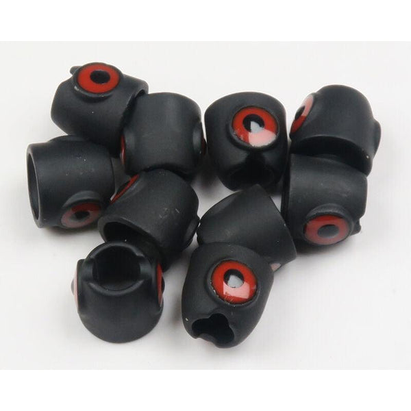 Bob Pop's Tungsten Red Eyed Jiggy Heads