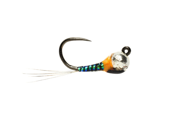 Pearl & Orange Jig Barbless