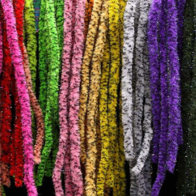 Hareline UV Mottled Mop Chenille